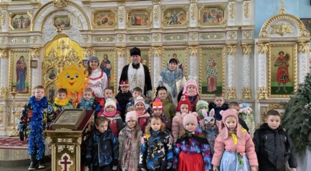 Святочные колядки от воспитанников детского сада №1